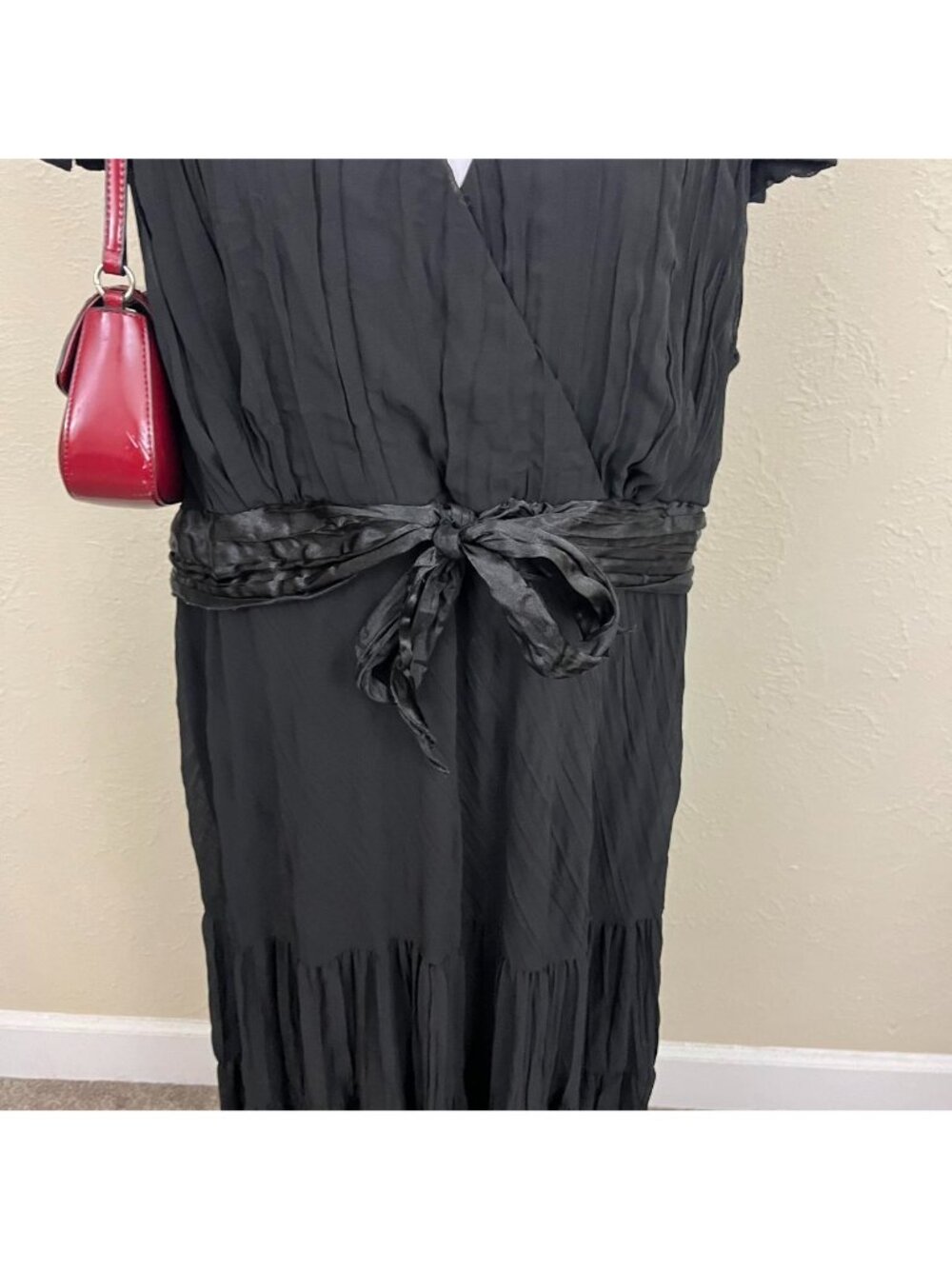 90s plus size goth dark romantic whimsygoth special occasion dress - Picture 3 of 8